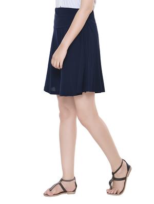 navy blue satin skort - 13904420 - Standard Image - 2