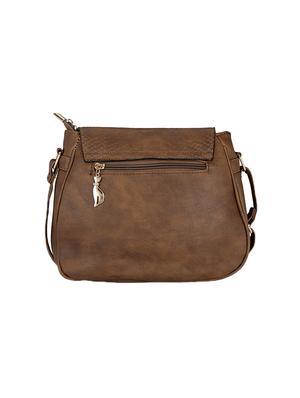 brown leatherette sling bag - 13916838 - Standard Image - 2