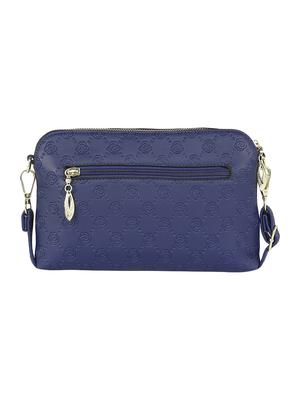 blue leatherette regular clutch - 13916883 - Standard Image - 2