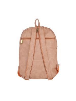 peach leatherette fashion backpack - 13916965 - Standard Image - 2