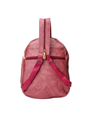 pink leatherette backpack - 13916967 - Standard Image - 2