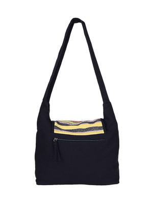 black canvas regular handbag - 13918038 - Standard Image - 2