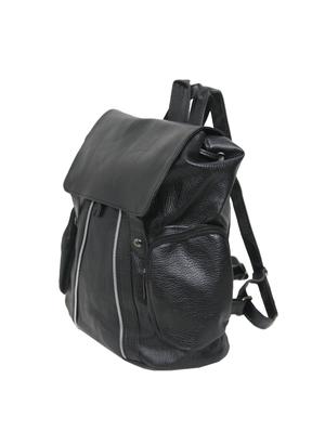 black leatherette fashion backpack - 13921583 - Standard Image - 5