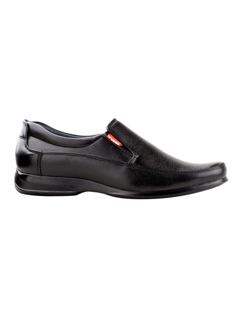 black leather formal slip on - 13924581 - Zoom Image - 2