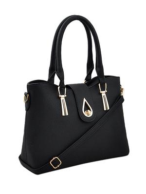 black leatherette handbag - 13925095 - Standard Image - 5