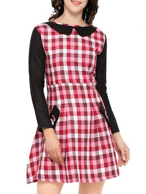 pink fit and flare dress - 13931977 - Standard Image - 2