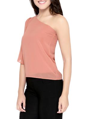 single shoulder solid top - 13933651 - Standard Image - 2