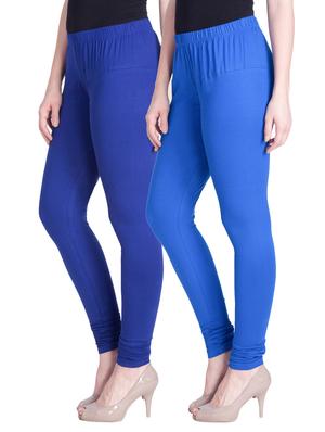 set of 2 multicolored cotton spandex leggings - 13934724 - Standard Image - 2