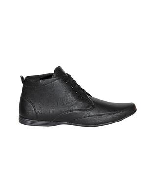 black leatherette lace-up derby - 13937845 - Standard Image - 2