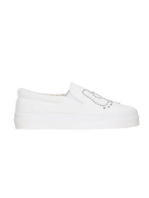 white canvas plimsolls casual shoes - 13938026 - Standard Image - 2