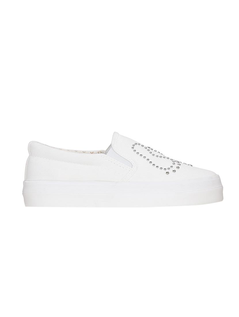 white canvas plimsolls casual shoes - 13938026 - Zoom Image - 2