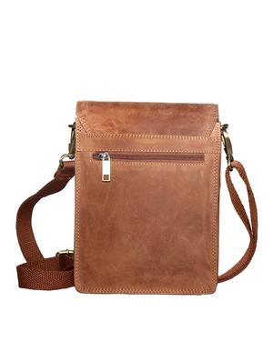 brown leather messengerbag - 13949771 - Standard Image - 2