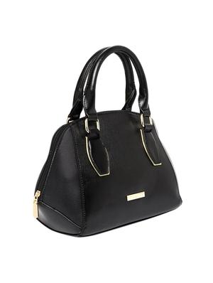 black leatherette regular handbag - 13973459 - Standard Image - 5