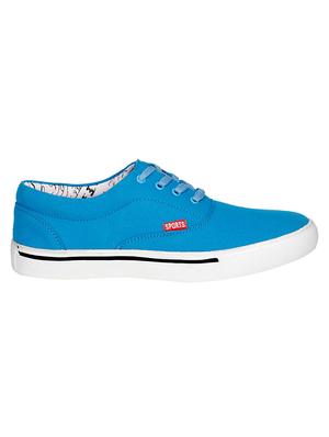 light blue Canvas lace up sneaker - 13973670 - Standard Image - 2