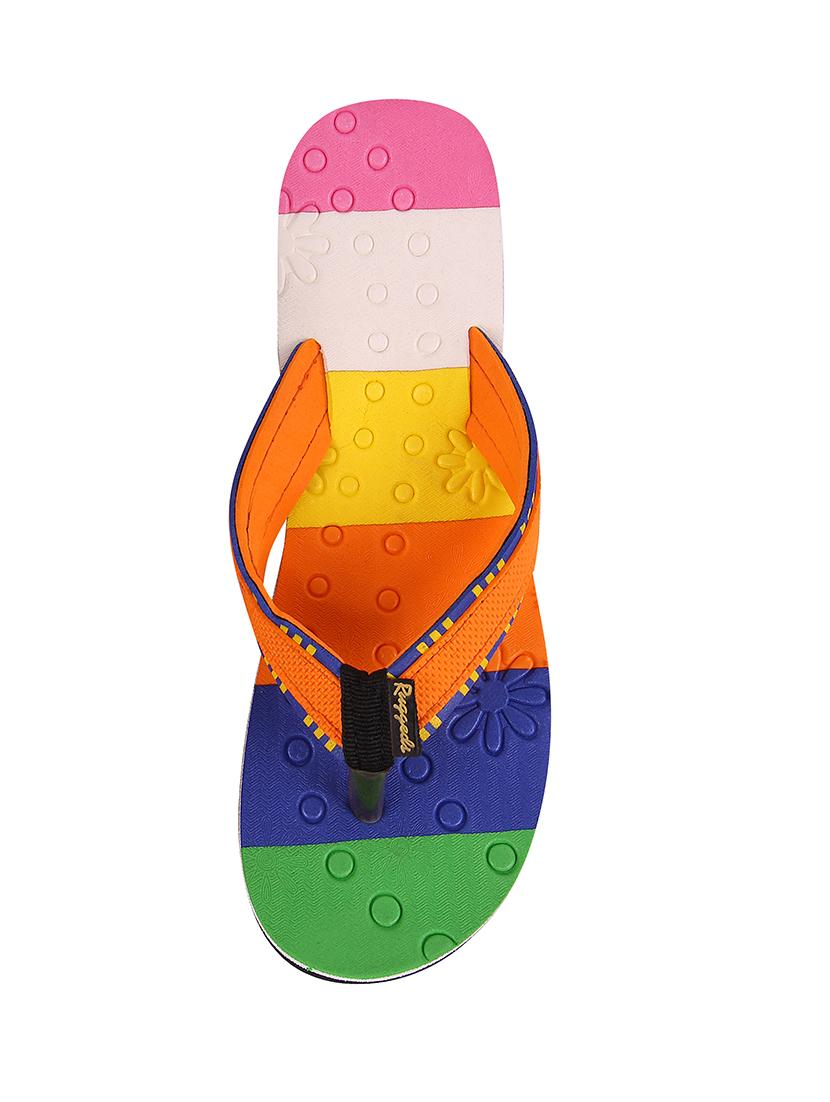 multi colored striped flip flop - 13976328 - Zoom Image - 5