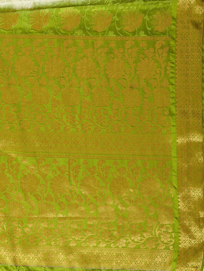 pink art silk woven saree with blouse - 13982891 - Zoom Image - 5