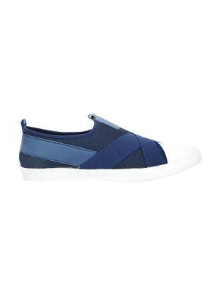 navy mesh casual slipon - 13984170 - Standard Image - 2