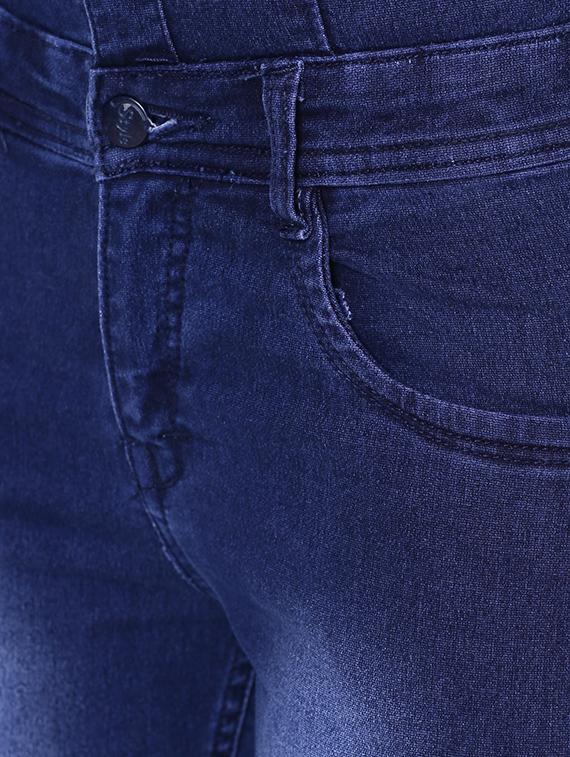 stone washed cut out back dungaree - 13985355 - Zoom Image - 5
