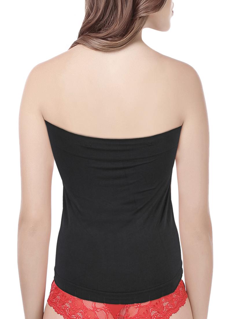 black cotton tube camisole - 13986276 - Zoom Image - 2