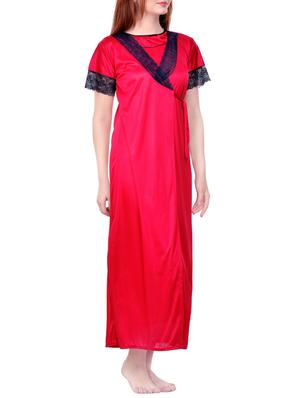 pink satin robe - 13986583 - Standard Image - 2
