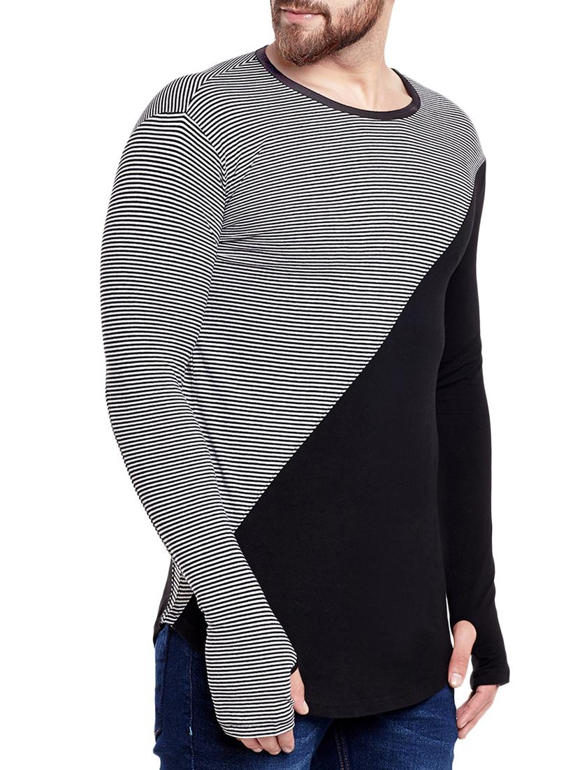 black cotton t-shirt - 13988505 - Zoom Image - 2