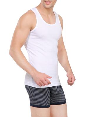 white cotton vest - 13994939 - Standard Image - 2
