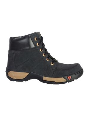 black leatherette high ankle boot - 13998000 - Standard Image - 2