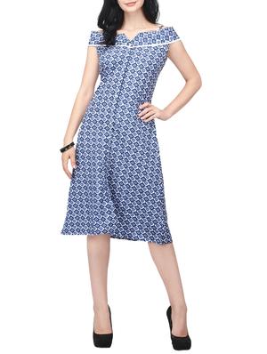 cold shoulder button up dress - 14005626 - Standard Image - 2