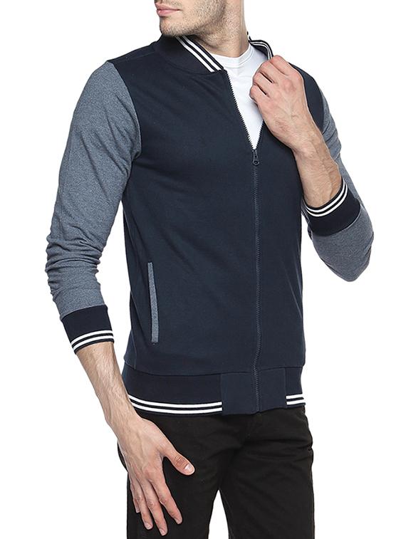 blue cotton sweatshirt - 14010491 - Zoom Image - 2