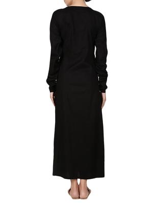 printed yoke a-line kurta with tassels - 14040034 - Standard Image - 2
