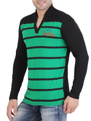 green cotton t-shirt - 14042399 - Standard Image - 2