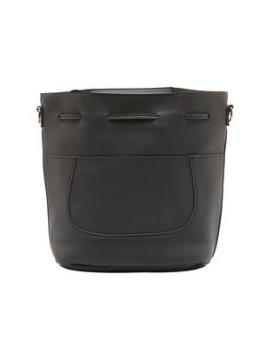 grey leatherette regular handbag - 14052364 - Standard Image - 2