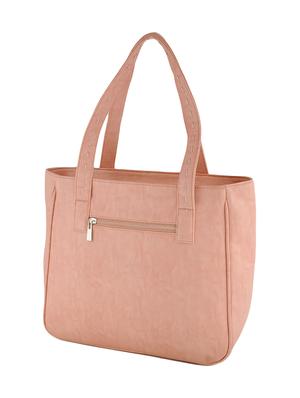 pink leatherette regular handbag - 14068568 - Standard Image - 2