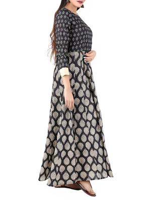 anarkali printed kurta - 14077085 - Standard Image - 2
