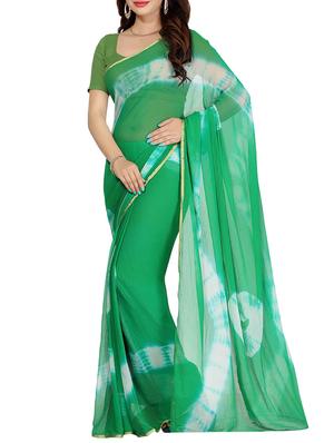 set of 2 multicolor chiffon saree with blouse - 14077619 - Standard Image - 2