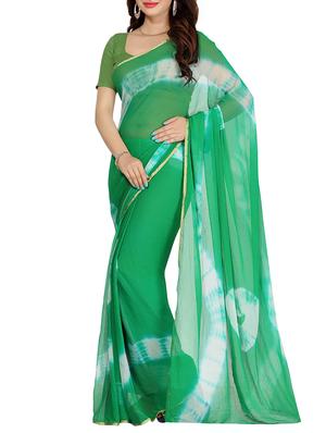 set of 2 multicolor chiffon saree with blouse - 14077629 - Standard Image - 2