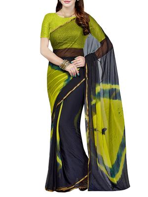 set of 2 multicolor chiffon saree with blouse - 14077717 - Standard Image - 2