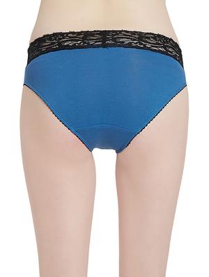navy blue cotton hipster panty - 14081189 - Standard Image - 2