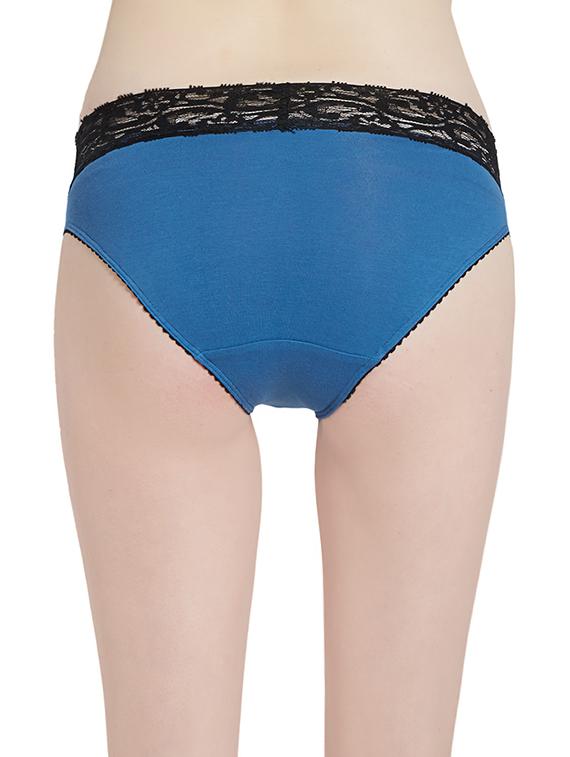 navy blue cotton hipster panty - 14081189 - Zoom Image - 2