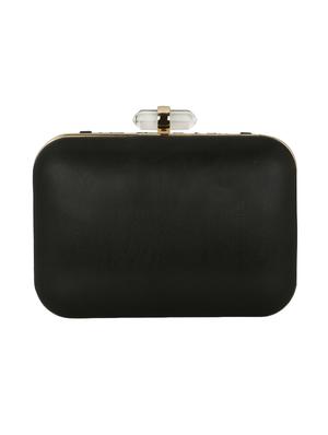 black metal box clutch - 14082332 - Standard Image - 2