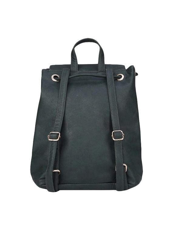 green leatherette fashion backpack - 14082846 - Zoom Image - 2