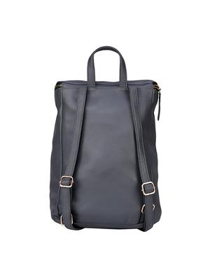 grey leatherette fashion backpack - 14082847 - Standard Image - 2