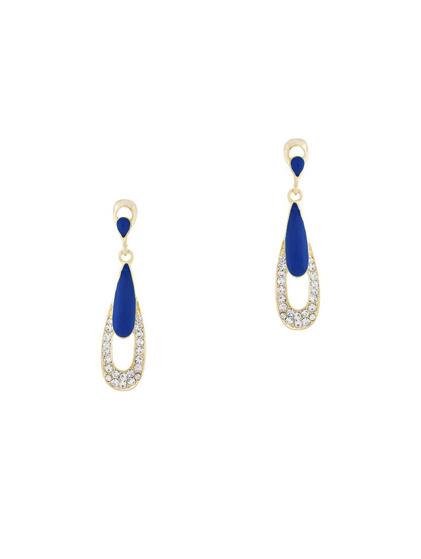 multi colored metal drop (set of 2) earrings - 14085003 - Zoom Image - 2