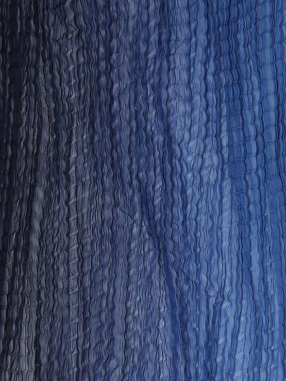 navy blue chiffon scarf - 14085917 - Zoom Image - 2