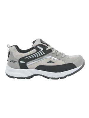 grey mesh lace up sport shoe - 14088151 - Standard Image - 2