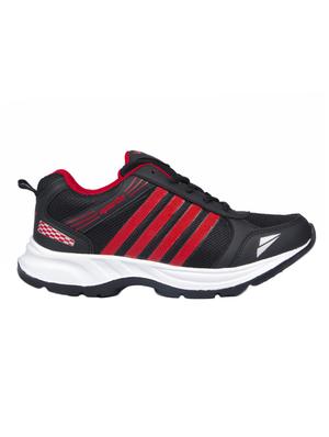 black mesh lace up sport shoe - 14088153 - Standard Image - 2