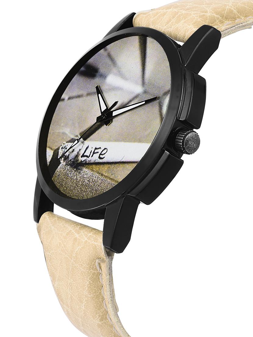 Round dial analog watch(TMGXWHT801) - 14095217 - Zoom Image - 2