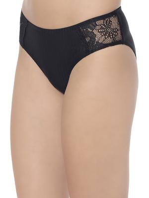 black nylon hipster panty - 14099368 - Standard Image - 2