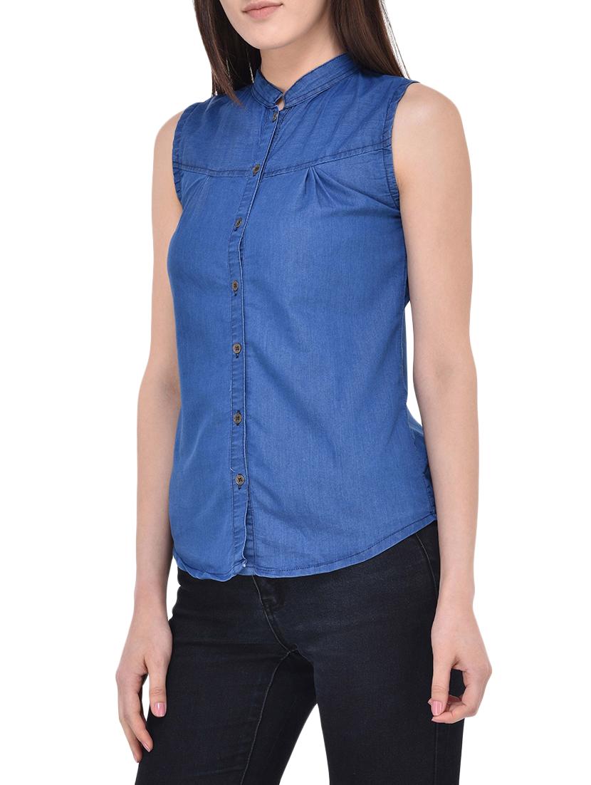 blue denim regular shirt - 14100554 - Zoom Image - 2