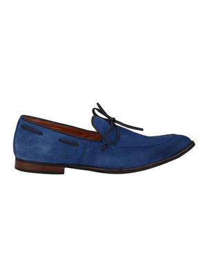 blue suede casual slipon - 14100878 - Standard Image - 2
